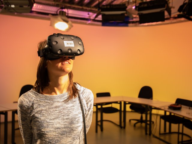 Virtual Reality eröffnet neue Lehr-und-Lern-Horizonte. Foto: David Manherz/Pädagogische Hochschule Karlsruhe
