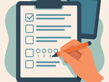 Symbolbild Fragebogen