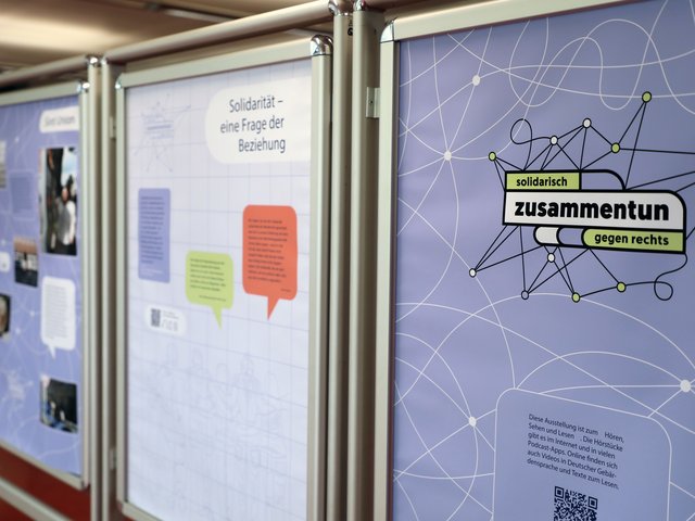 Blick in die Ausstellung an der PHKA. Foto: PHKA/Regina Thelen