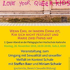 Postkarte Queer-Abend