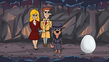 Um eine geheimnisvolle Höhle dreht sich alles bei den aktuellen Krypto-Rätseln für Schülerinnen und Schüler der Klassen 3 bis 6. Foto: PHKA/KA-IT-Si