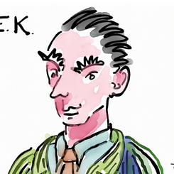 Erich Kästner. Bild (Ausschnitt): © Ruairí O'Brien