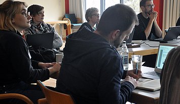 In einem Workshop der Graduiertenakademie der Pädagogischen Hochschulen Baden-Württembergs. Archivfoto: graph