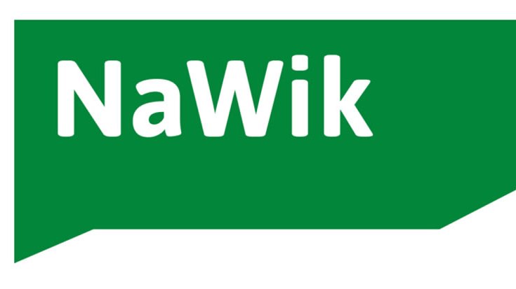 Das grüne NaWiK Logo mit dem Claim Wissenschaft.Verständlich.