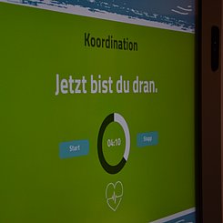 Teil einer Übungseinheit am Automaten. Foto: SGM