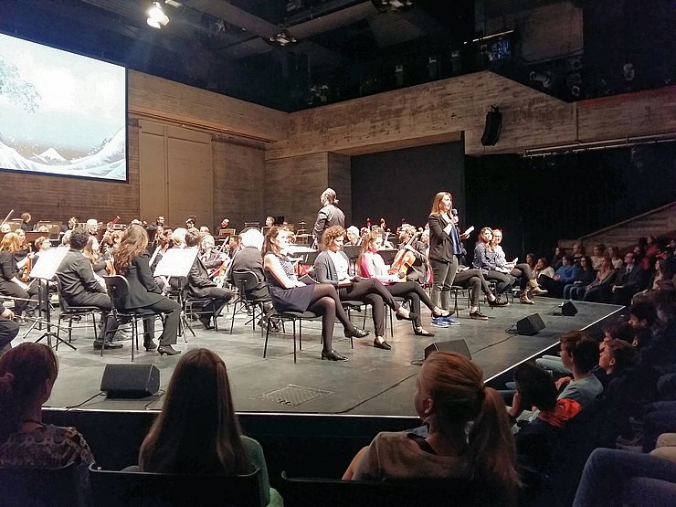 Jugendkonzert im Badischen Staatstheater. Foto: Pädagogische Hochschule Karlsruhe