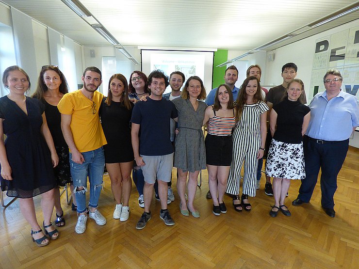 Mit einem Empfang hat die Pädagogische Hochschule Karlsruhe ihre neuen Gaststudierenden begrüßt. Sie kommen im Rahmen des Programms Erasmus+ sowie von Partnerhochschulen. Foto: Pädagogische Hochschule Karlsruhe