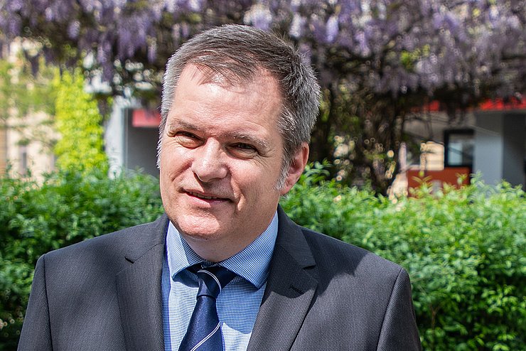 Prof. Dr. Christian Gleser, Prorektor für Studium und Lehre der Pädagogischen Hochschule Karlsruhe. Foto: David Manherz/Pädagogische Hochschule Karlsruhe