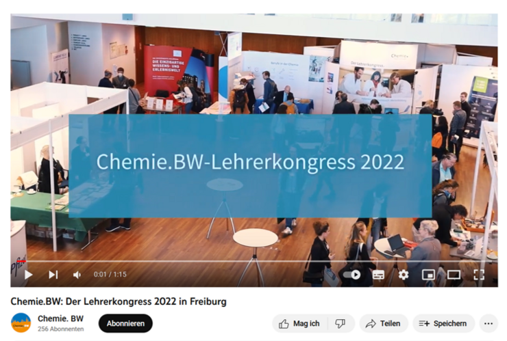Screenshot der Youtube-Seite