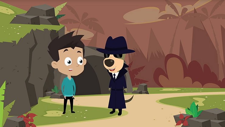 Szene aus dem Video „Mission Einsteiger“ auf https://www.krypto-im-advent.de