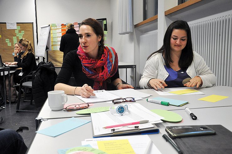 Winterakademie 2019: Teilnehmerinnen eines Workshops. Foto: Graduiertenakademie der Pädagogischen Hochschulen