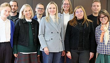 Gruppenbild der Verbundpartner ResoLut beim Treffen am 1. Dezember 2025 in Karlsruhe (Bild: PHKA)
