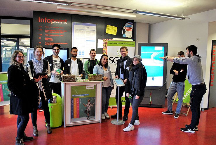 Campus-Coach Starter Level mit der BARMER und SGM-Mitgliedern. Foto: SGM