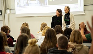Es geht los: Einführungswoche für Erstsemesterstudierende an der Pädagogischen Hochschule Karlsruhe. Foto: Lea Schmitt/PHKA