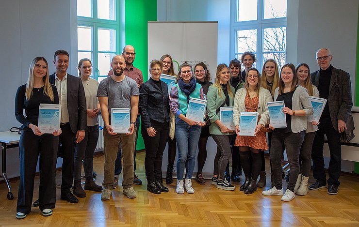 Deutschlandstipendium: Insgesamt 14 PHKA-Studierende profitieren 2022/23 von der Förderung. Foto: Lea Schmitt/PHKA