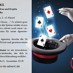 Krypto im Advent 2019: Postkarte für die Gruppe Einsteiger