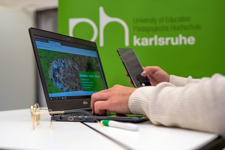 Auch das Sommersemester 2021 wird digital realisiert. Foto: Manuel Kamuf/PHKA
