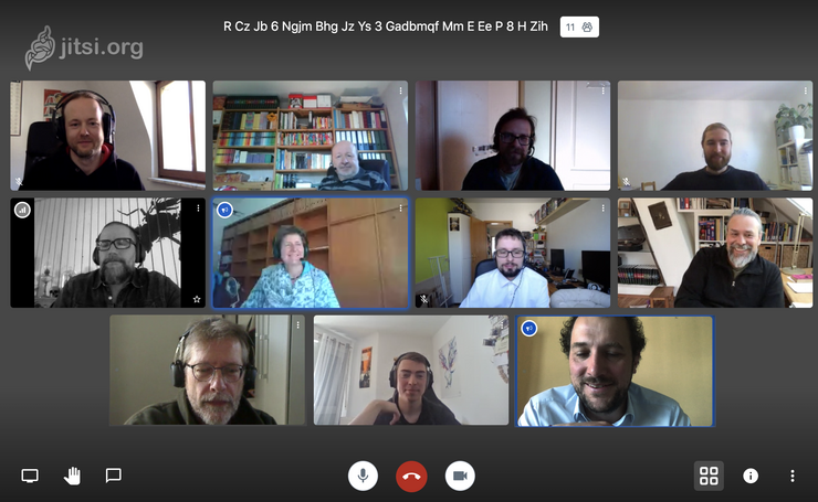 Digitale Lehre: Die Pädagogische Hochschule Karlsruhe weitet derzeit ihr Angebot aus. Zu Besprechungen kommen Mitarbeitende dazu in Videokonferenzen zusammen. Screenshot: Pädagogische Hochschule Karlsruhe