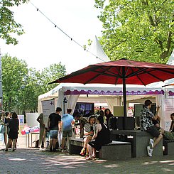 Einblick Studium – Ausblick Beruf: Der Campustag der HKA am 24. Mai 2025. Foto: Ingo Arheit/HKA