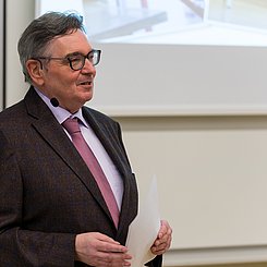 Eröffnung des Akademischen Jahres 2021/2022: Prof. Dr. Rippe. Foto: Roxane Fijean