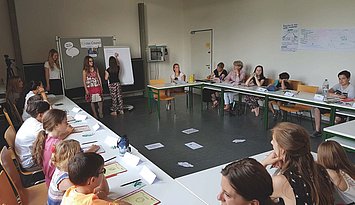 Sitzung des KinderCouncil an der Pädagogischen Hochschule Karlsruhe. Foto: Pädagogische Hochschule Karlsruhe