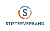 Logo Stifterverband Logo des Stifterverbands: Ein S blau-grau-rot kreisförmig umrahmt, darunter "Stifterverband"